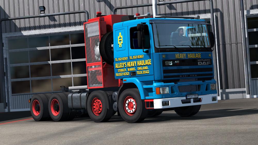 ALLELY’S HEAVY HAULAGE SKIN FOR DAF 95ATI BY XBS ETS 2 mods