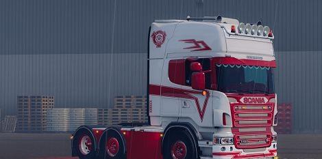 Skin For Freds Scania Ets Mods Ets Map Euro Truck Simulator Mods Download