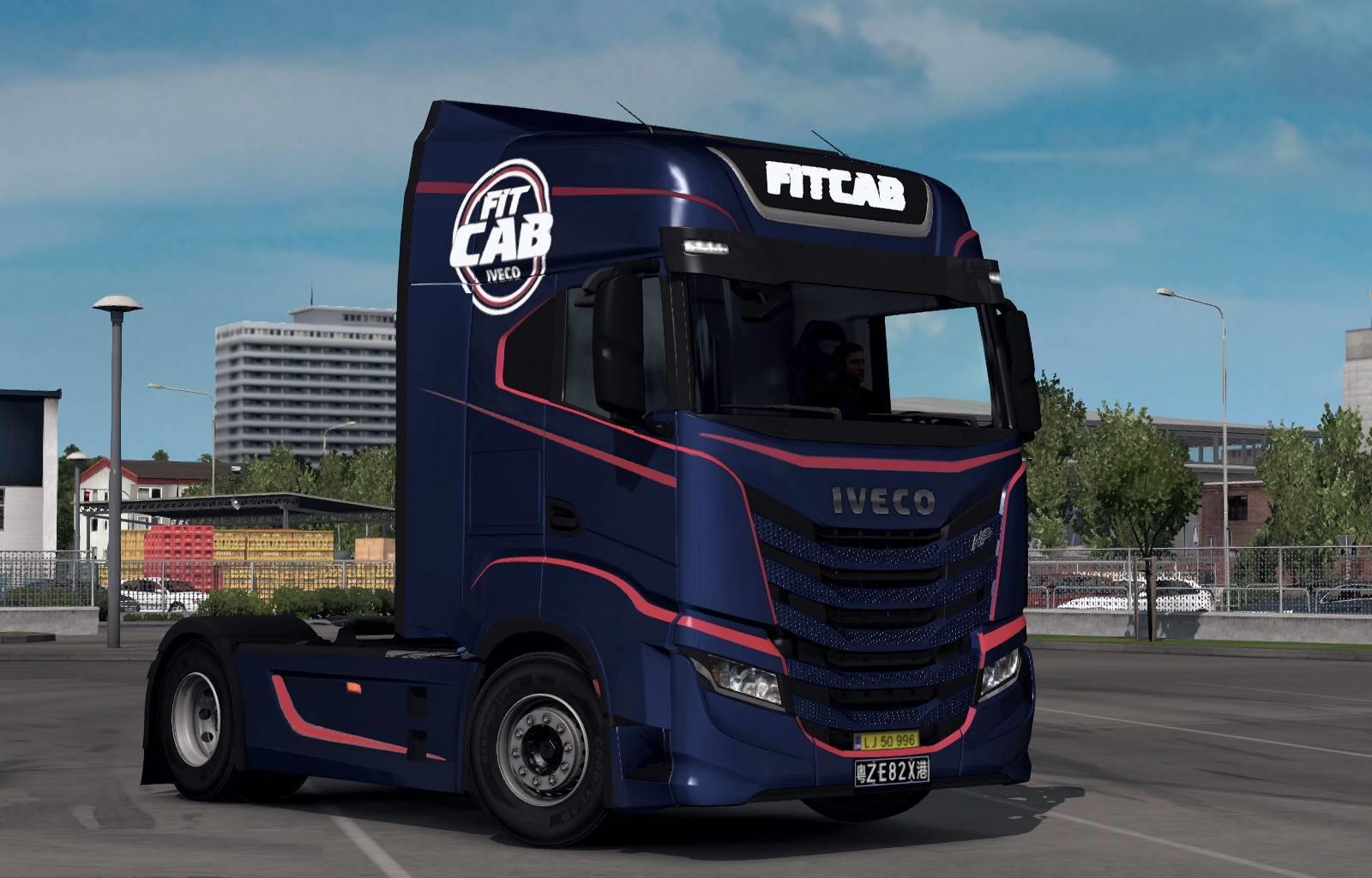 Euro truck simulator s. Iveco s way 2020. ETS 2 Ивеко. ETS 2 Iveco-s-way 2020. Евро трак симулятор 2020.