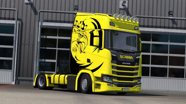 Dragicevic Style Skin For Scania S V Ets Mods Ets Map Euro