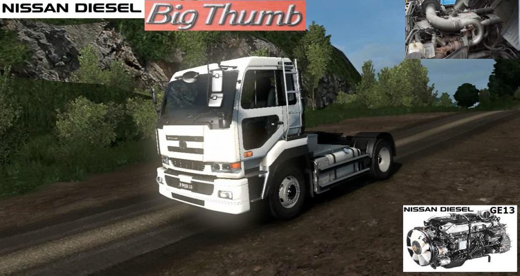 NISSAN DIESEL GE13 SOUND FOR NISSAN DIESEL BIG THUMB V1.0