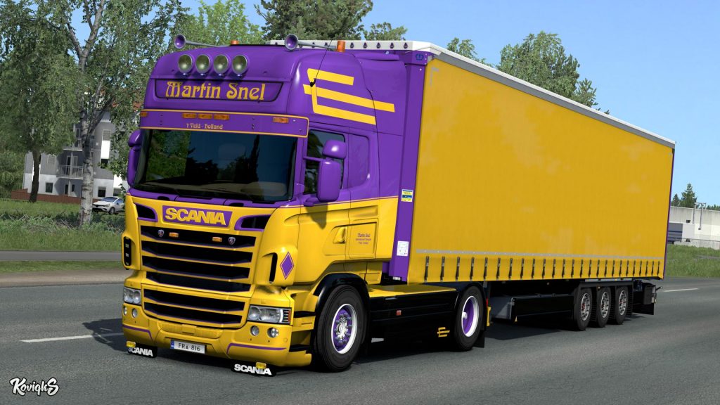 Scania Rjl Martin Snel Combo Skin Pack X Ets Mods Ets Map