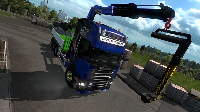 ABROLL SCANIA RJL BY FHJ TRANSPORTE V1 2 ETS 2 Mods Ets2 Map Euro Truck Simulator 2 Mods 