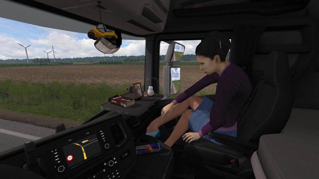Animated Female Passenger In Truck V22 138 Ets 2 Mods Ets2 Map
