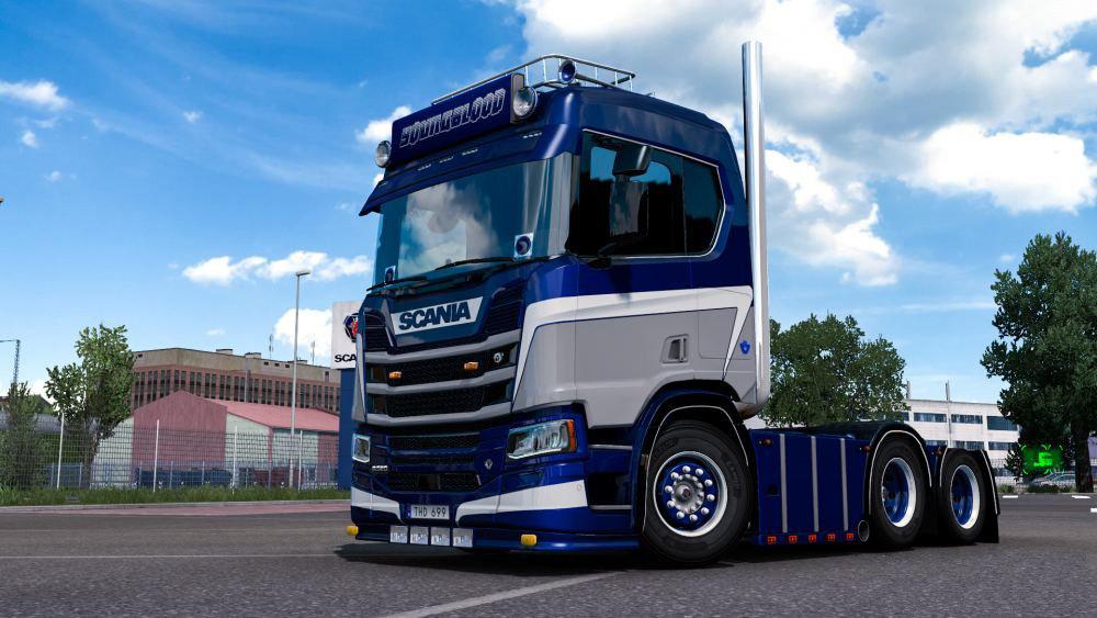 CHANGEABLE METALLIC SKIN FOR SCANIA R V1.0 - ETS 2 mods, Ets2 map, Euro ...