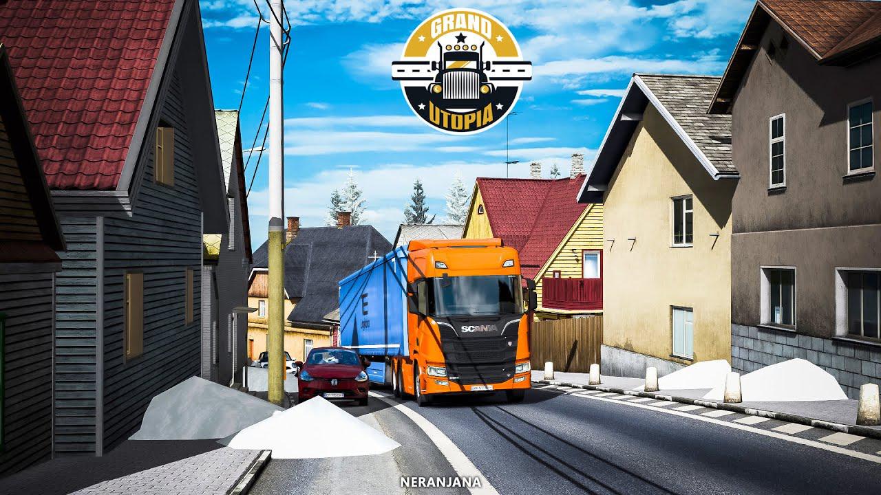 Гранд утопия. Grand Utopia ETS 2. Grand Utopia Map ETS 2. Карта Гранд утопия етс 2. Grand Utopia ETS 2 стрим.