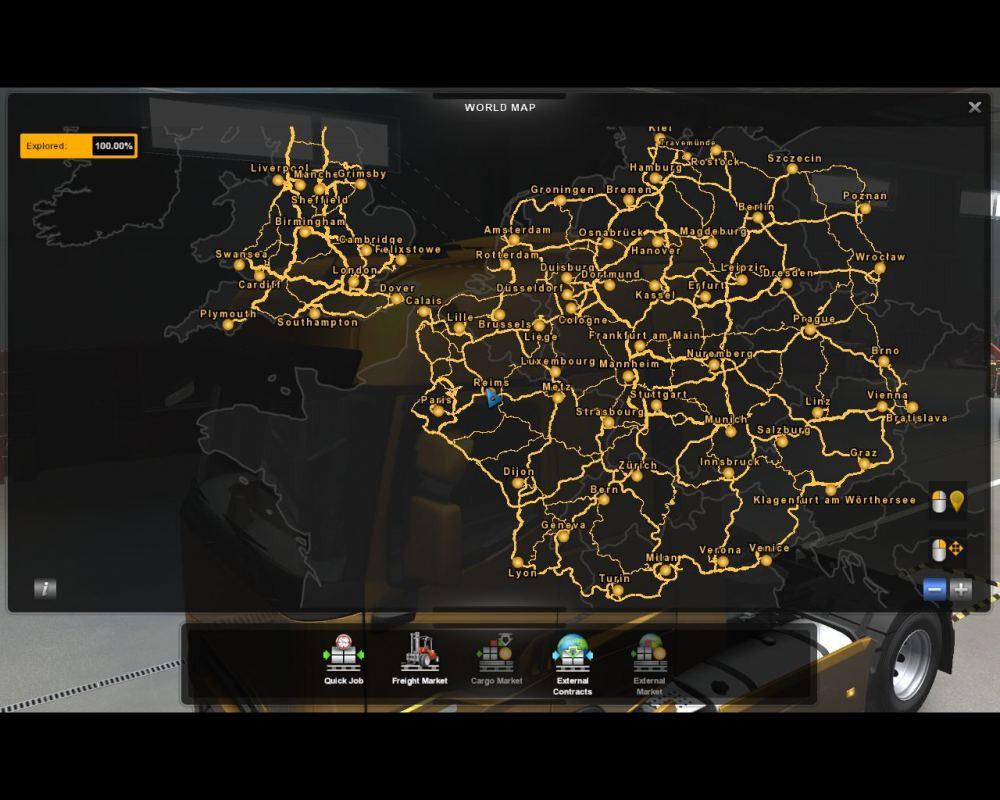 Ets2 Full Save Game No Dlc Truckersmp Singleplayer 1 38 Ets 2 Mods Ets2 Map Euro Truck Simulator 2 Mods Download