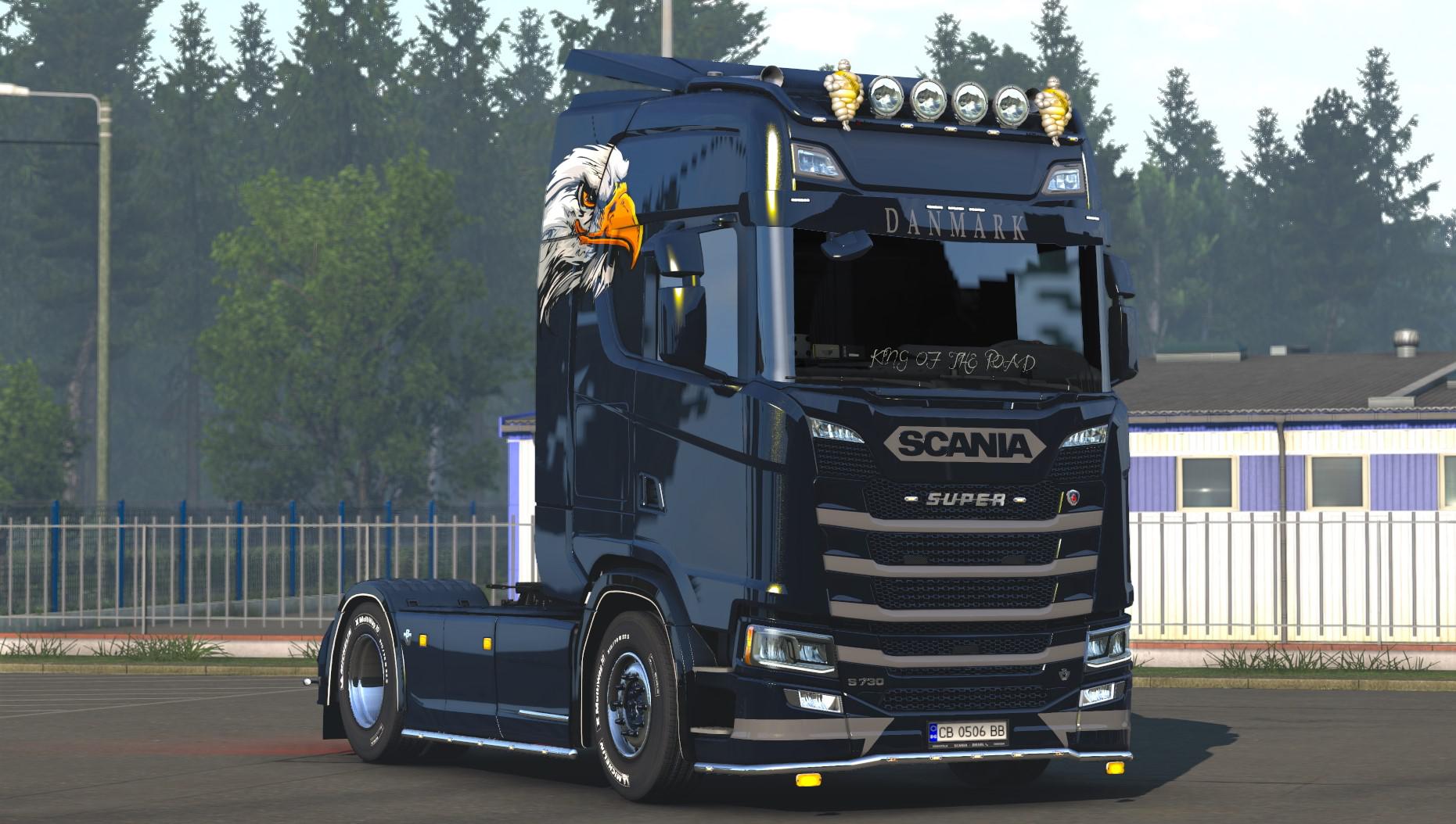 Changeable Metalic Skin For Scania S Hight V Ets Mods Ets Map Euro Truck Simulator