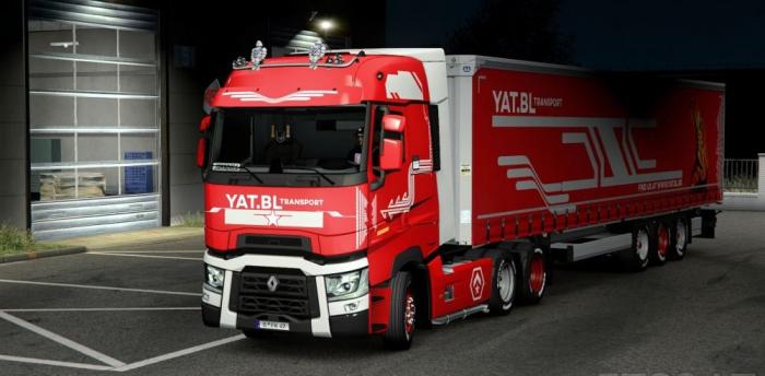 Yat Bl Renault T And Krone Profiliner Skin 1 39 Ets 2 Mods Ets2 Map Euro Truck Simulator 2 Mods Download