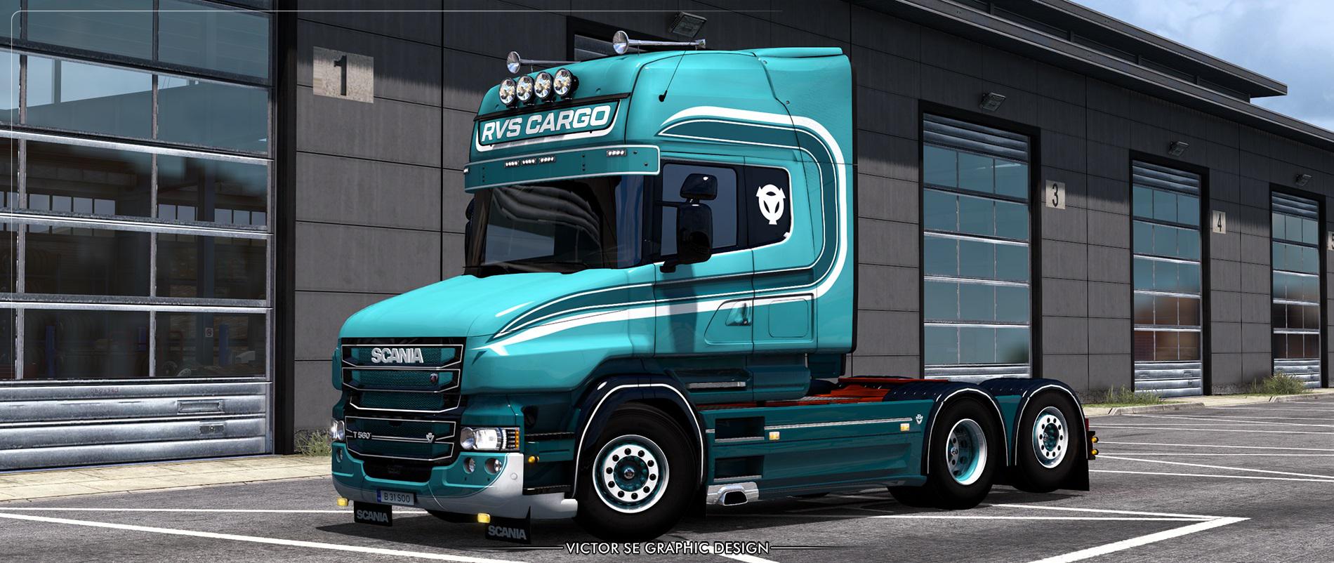 Rvs Cargo Rjl S Scania T Skin V Ets Mods Ets Map Euro Truck Hot Sex Picture