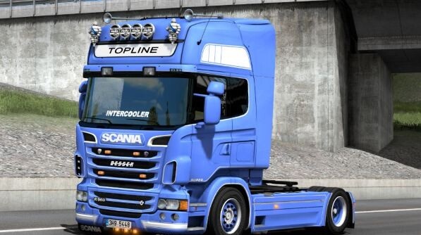Scania Rjl Blue Lady Ets 2 Mods Ets2 Map Euro Truck Simulator 2 Mods Download