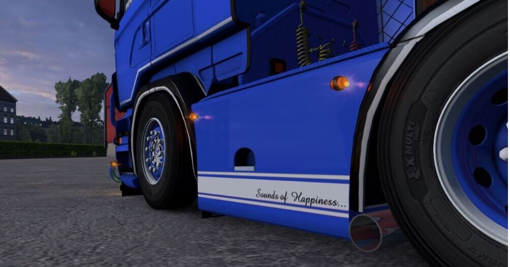 Podi Trans Blue Skin for Scania RJL 5 Series ETS 2 mods
