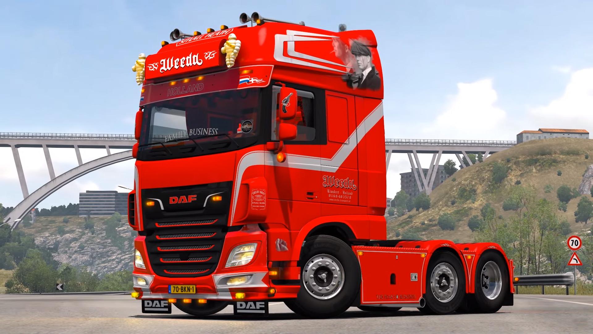 DAF XF WEEDA TRANSPORT ETS Mods Ets Map Euro Truck Simulator Mods Download