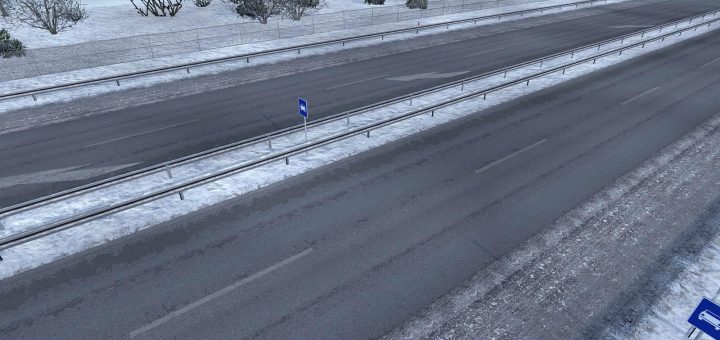 euro truck simulator 2 snow mod