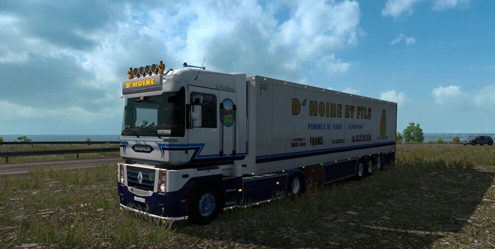 Renault Magnum D Hoine Et Fils Skin Combo Ets 2 Mods Ets2 Map Euro Truck Simulator 2 Mods Download
