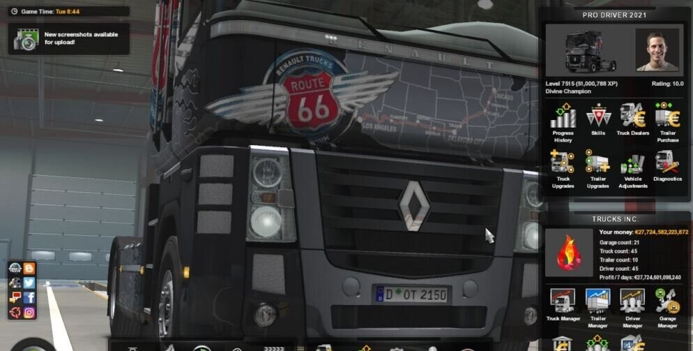 euro truck simulator 2 mod manager empty