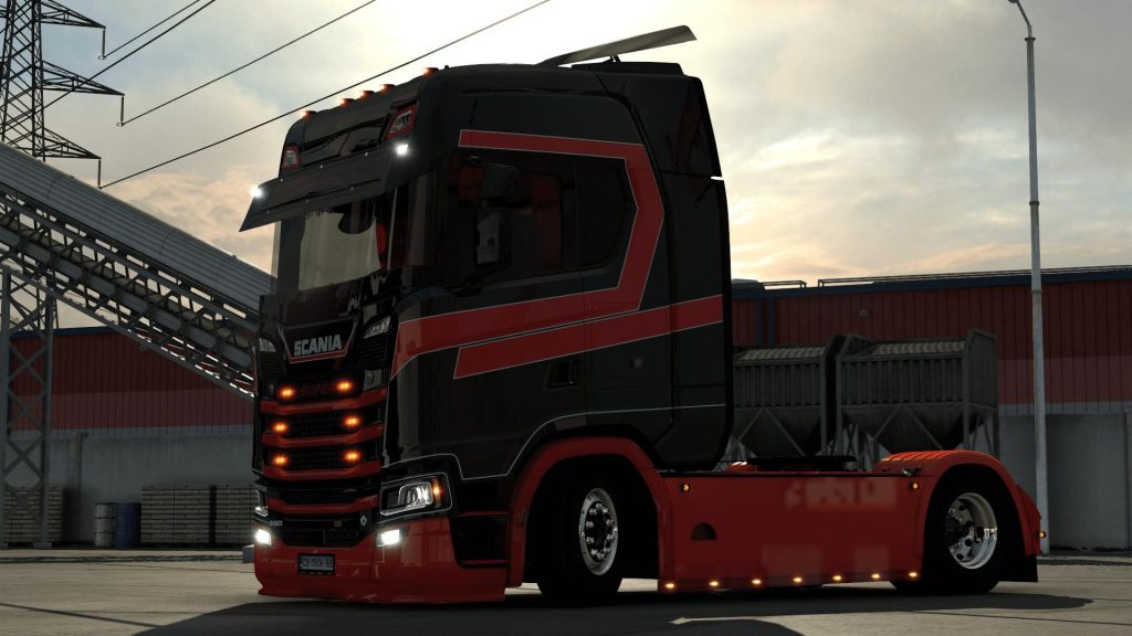 BLACK SCANIA S V ETS Mods Ets Map Euro Truck Simulator Mods Download