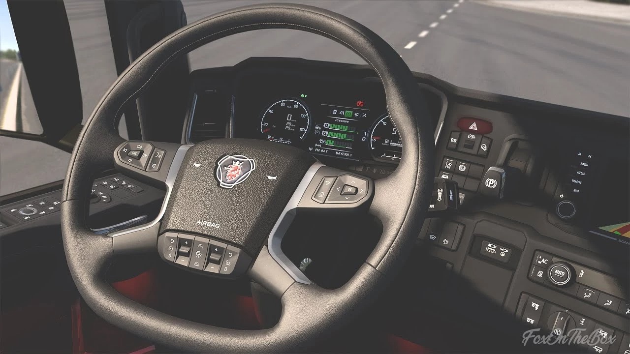 Animated steering wheel. Scania 2022 dashboard. Scania v8 s dashboard. Scania s r 2016 Custom dashboard. Scania next Generation realistic dashboard.