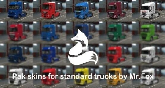 Pack Of Russian Skins For Scs Trucks By Mr Fox V0 5 1 40 X Ets 2 Mods Ets2 Map Euro Truck Simulator 2 Mods Download