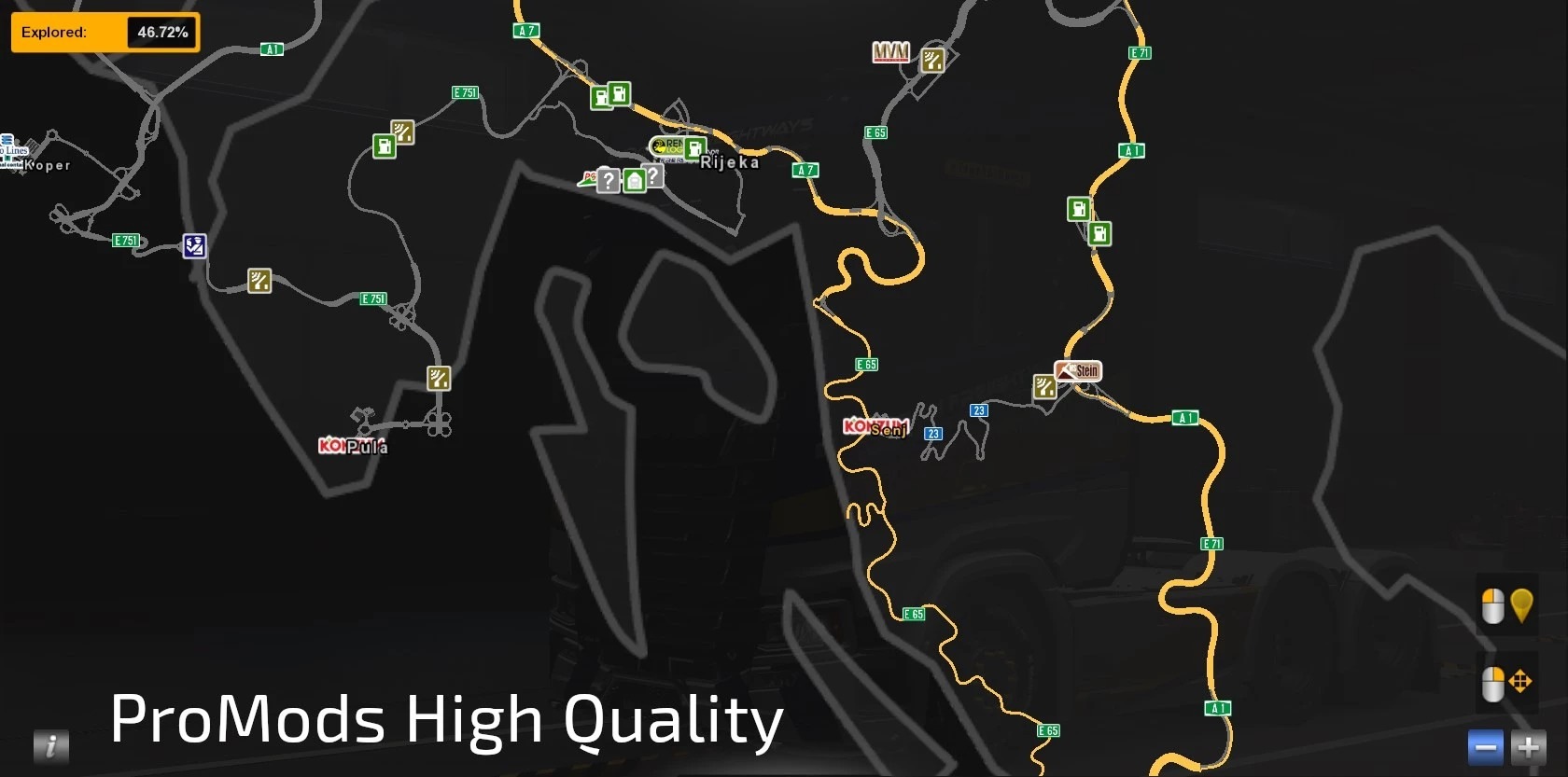 Addon promods italy map project. PROMODS 2.68 карта. PROMODS 2.67 как установить.