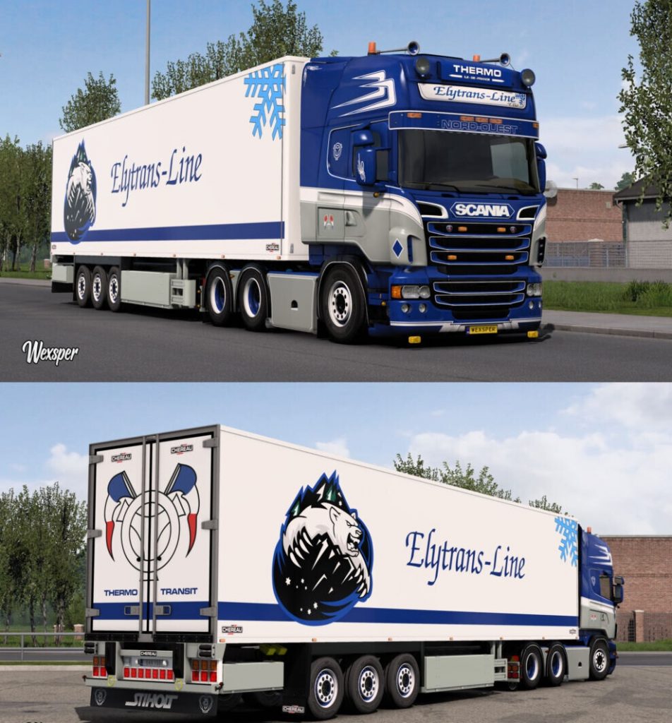 Scania Elytrans Line For Rjl Truck Ets Mods Hot Sex Picture