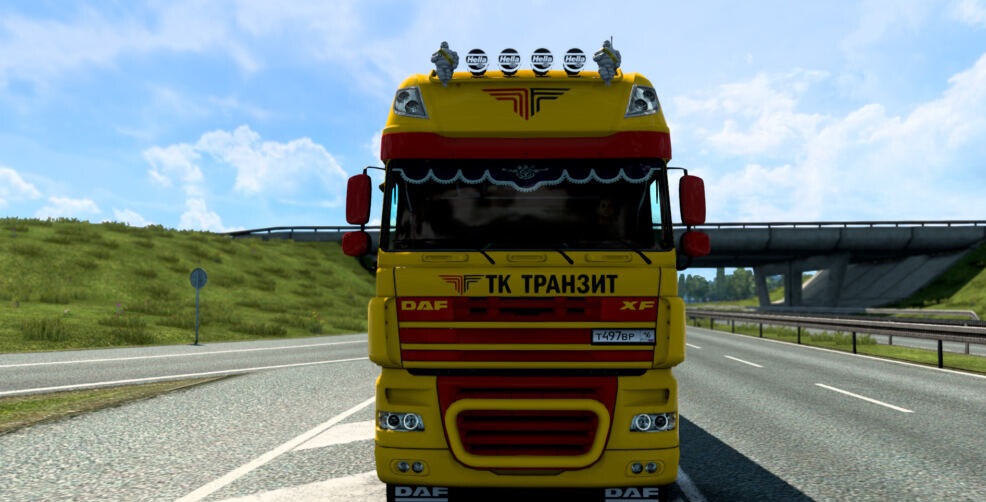 Skin DAF XF105 TRANSIT - ETS 2 mods, Ets2 map, Euro truck simulator 2
