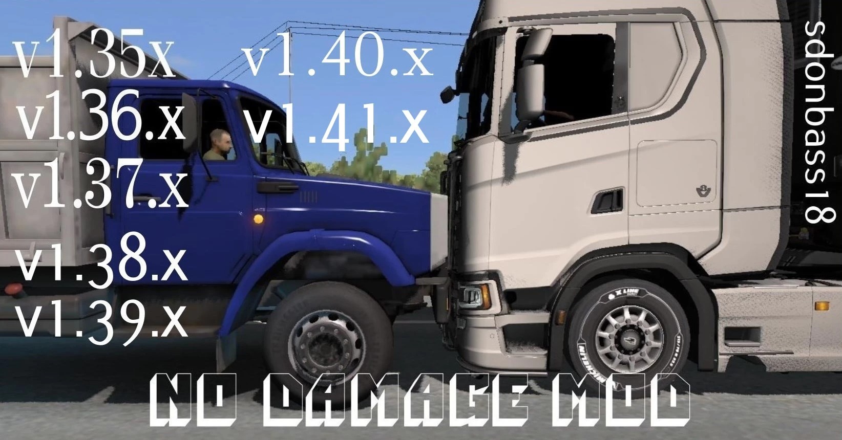 NO DAMAGE V5.1 1.41 ETS 2 mods, Ets2 map, Euro truck simulator 2 mods