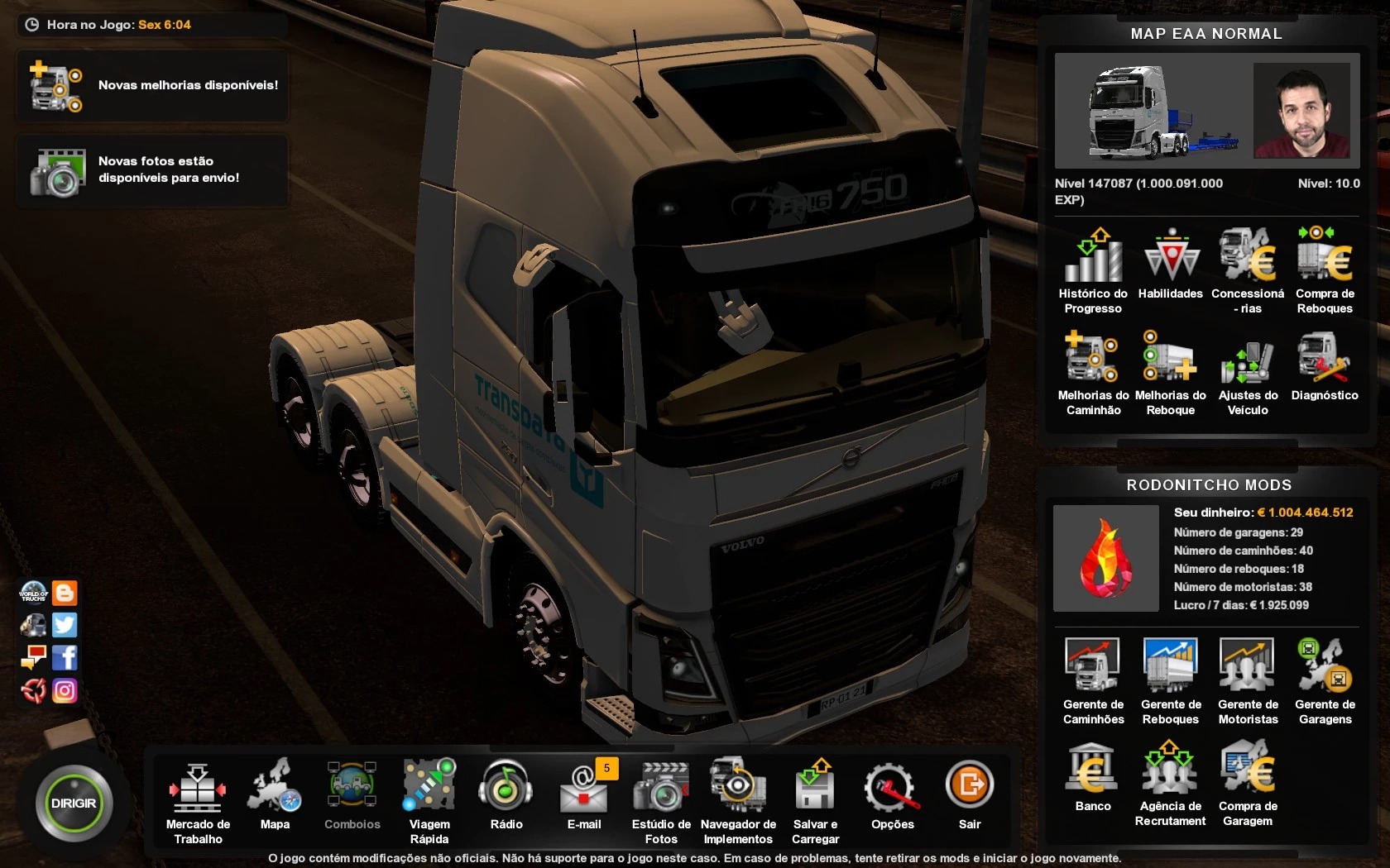 EAA Map ETS 2. ЭАЯ-2. All the Mods.