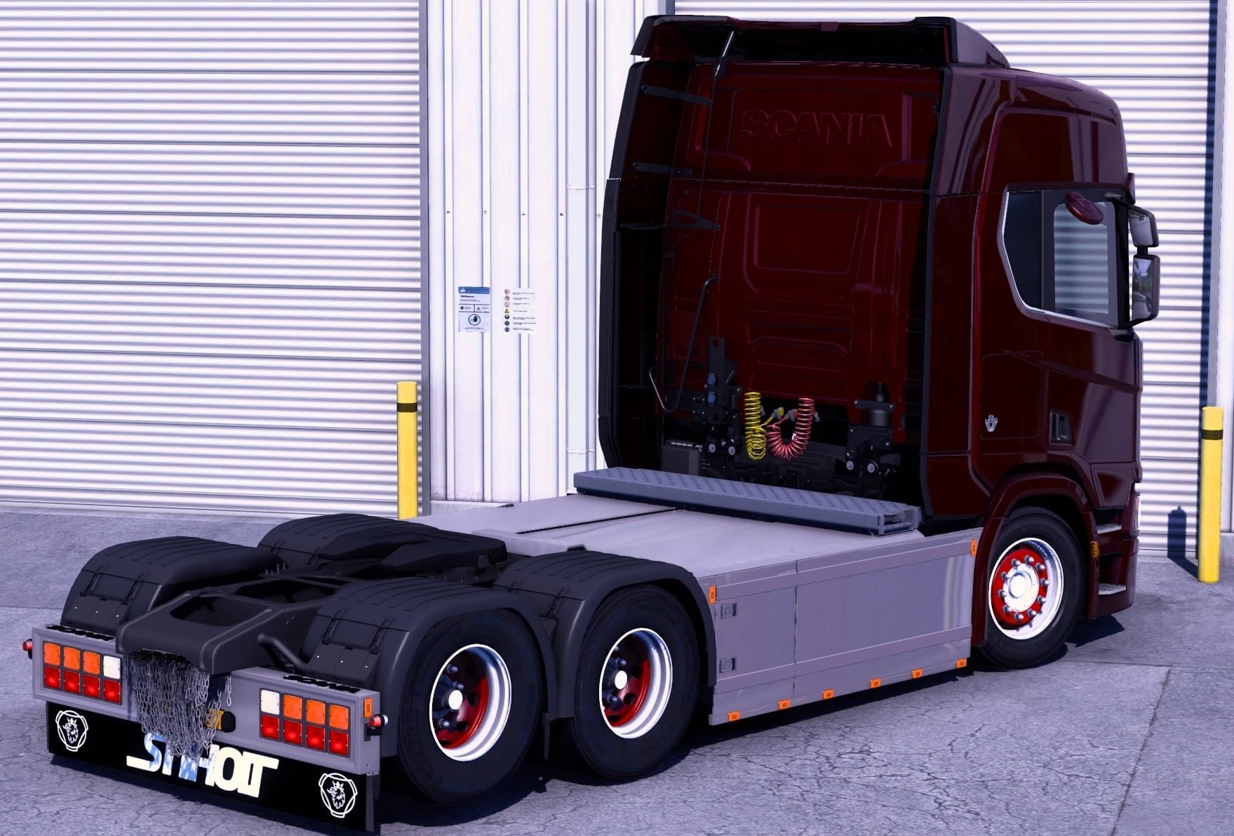 Scania Next Gen Custom Chassis With Chains 1 41 Ets 2 Mods Ets2 Map Euro Truck Simulator 2 Mods Download