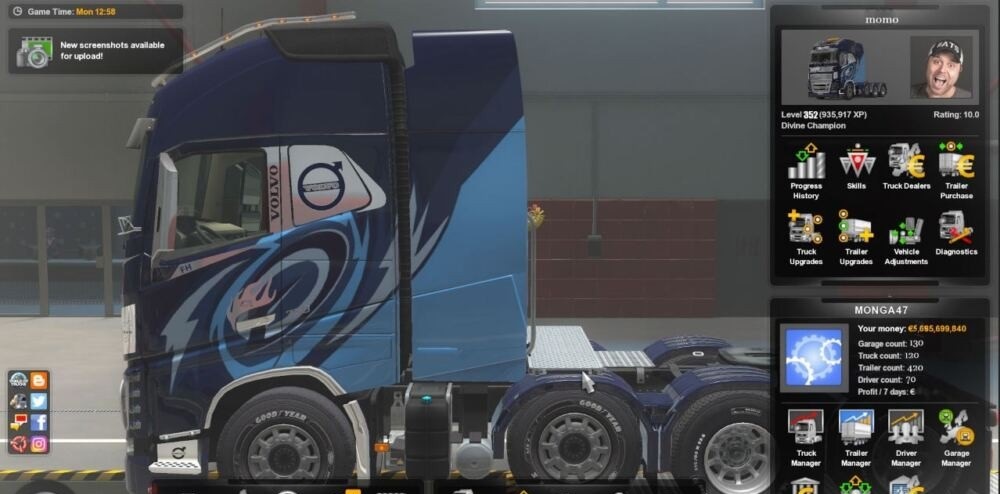 euro truck simulator 2 game save download