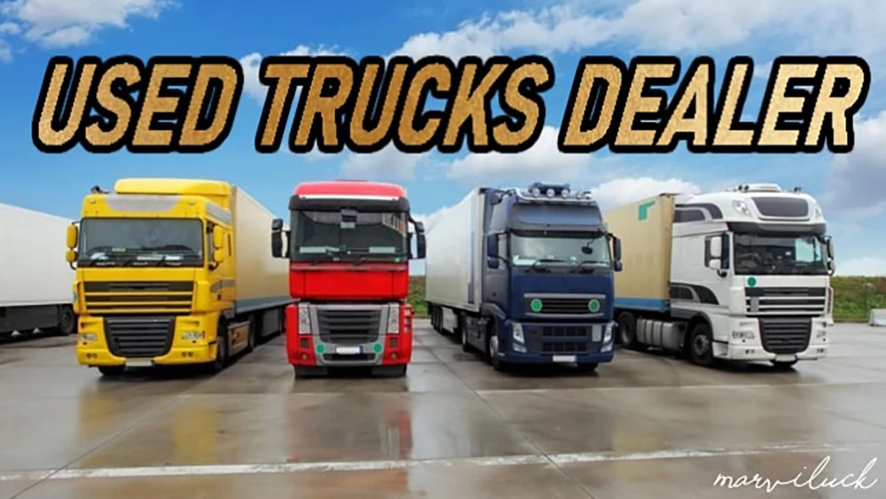Used Trucks Dealer 1 41 Ets 2 Mods Ets2 Map Euro Truck Simulator 2