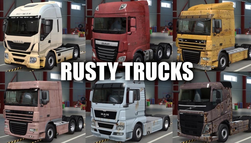 Used Trucks Dealer 1 41 Ets 2 Mods Ets2 Map Euro Truck Simulator 2