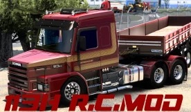 Conjunto Scania 113H + Granel Arqueada Top Mods Ets2 1.43