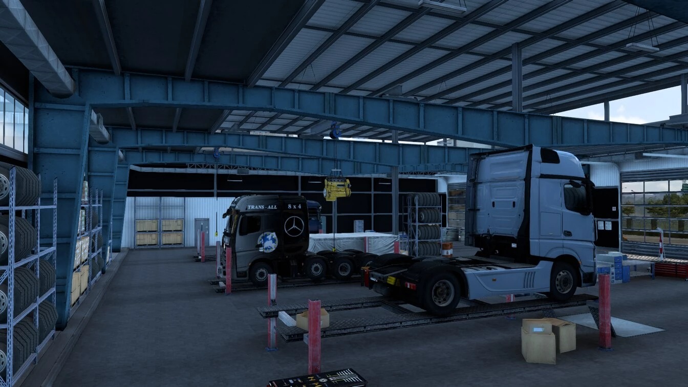 garage mods for euro truck simulator 2