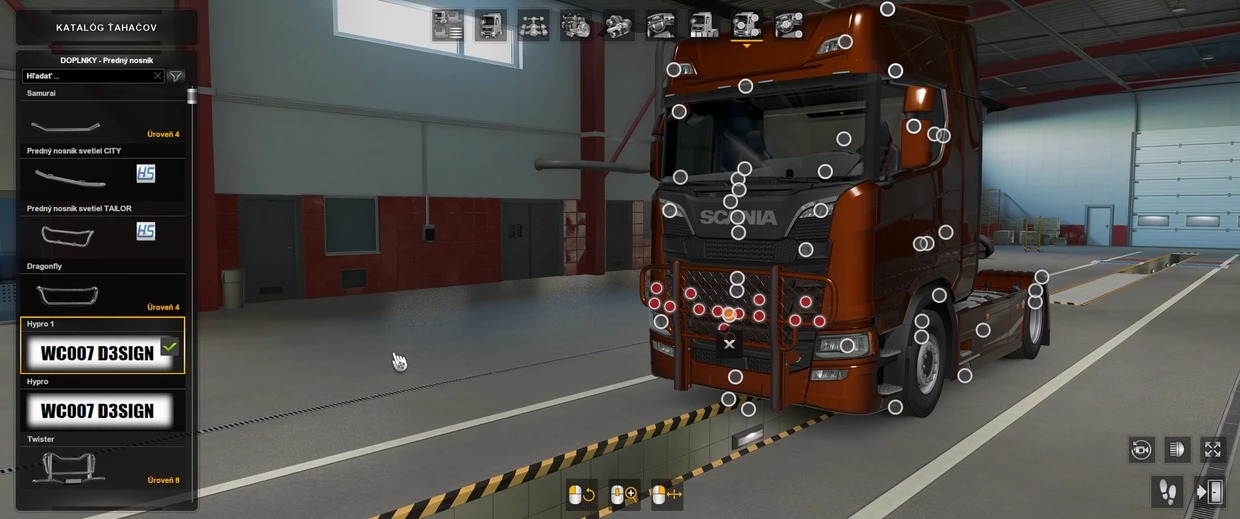 HYPRO BULLBAR ADDONS FOR SCANIA S R ETS Mods Ets Map Euro Truck Simulator