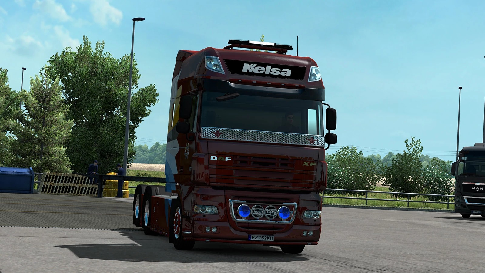 Daf Xf 105 And 106 Kelsa Lightbars V22 144 Ets 2 Mods Ets2 Map Euro Truck Simulator 2 Mods 5139