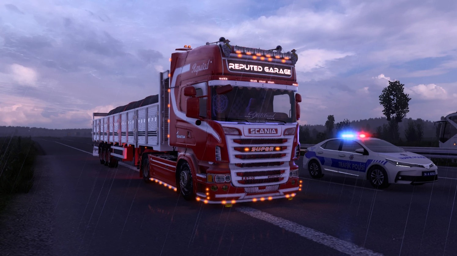 Caminhão New Scania Com Suspensão a Ar e Rebaixada Mods Ets2 1.43 - Dalenha  Mods