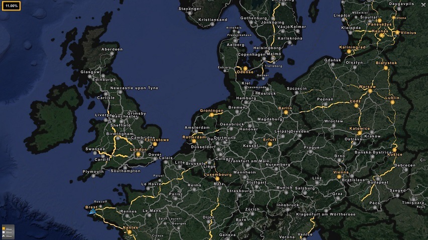 Ets 2 Satellite Map World Map Background Ets2 1.44 - Ets 2 Mods, Ets2 Map, Euro Truck Simulator  2 Mods Download