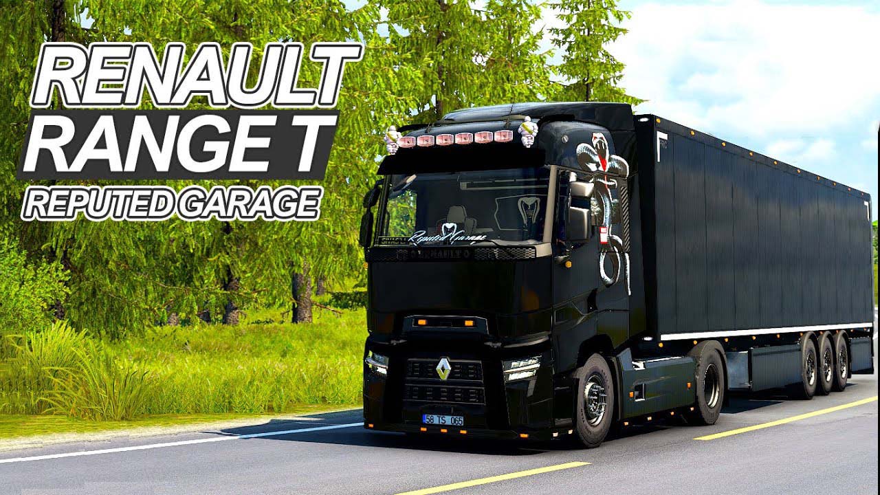Renault Range T By Rg 1 45 Ets 2 Mods Ets2 Map Euro Truck Simulator 2 Mods Download