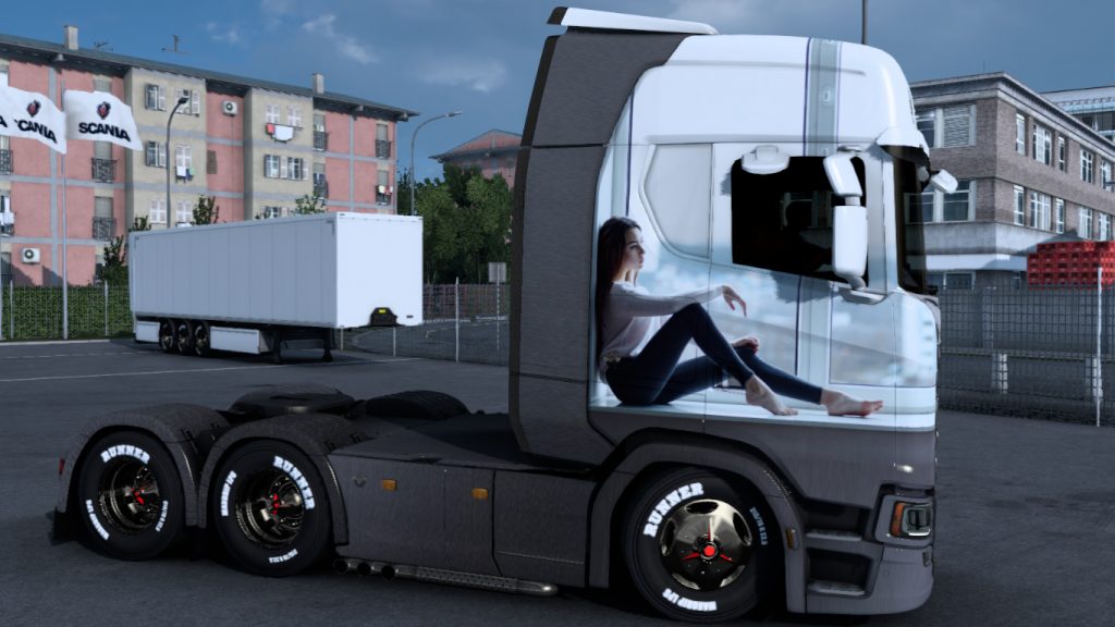 Scania Woman Skin Ets Mods Ets Map Euro Truck Simulator Mods Download