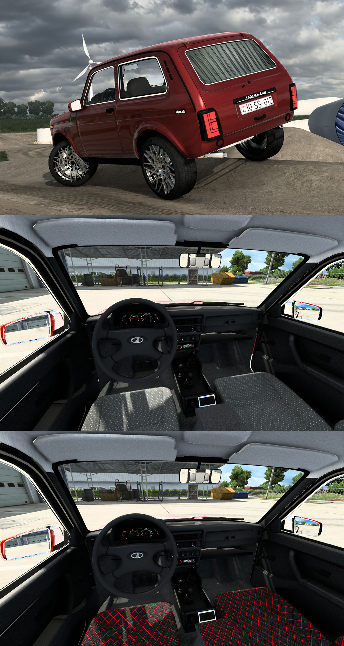 Lada Niva 2121 V5.5 1.47 - ETS 2 mods, Ets2 map, Euro truck simulator 2