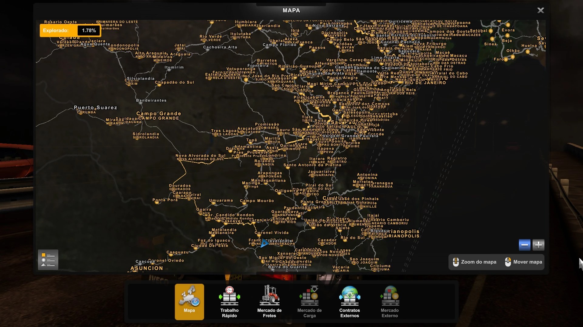 PROFILE MAPA EAA BY TIO RESTANHO, CLUBE ROTAS 1.0 1.47 - ETS 2 mods ...