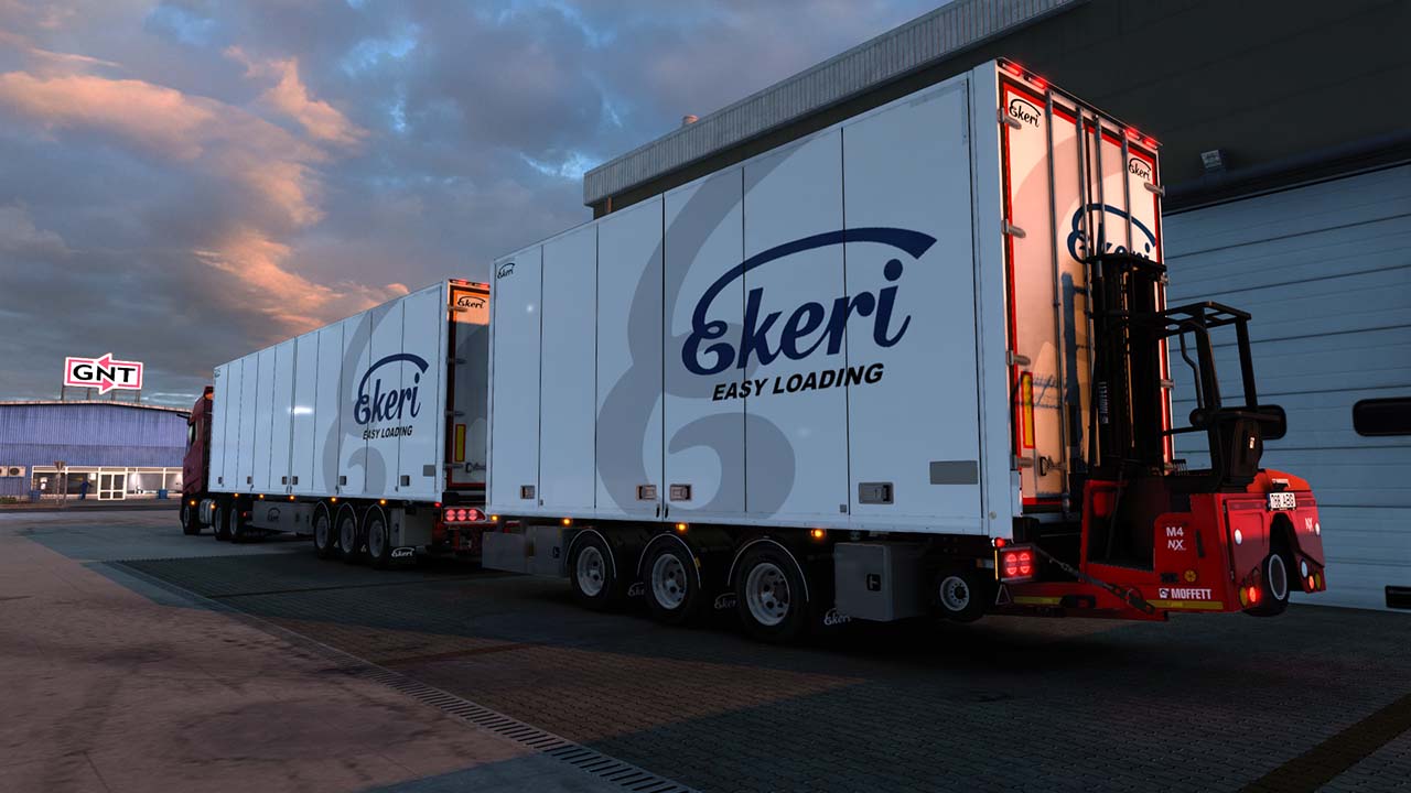 Прицепы Ekeri. Ekeri Trailer. ETS 2 Ekeri Skin.