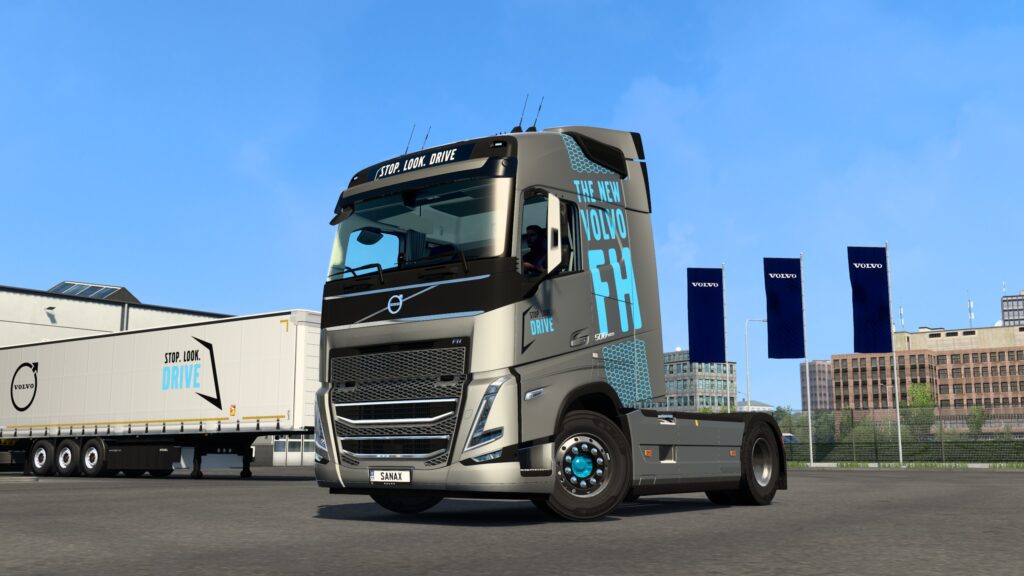 Volvo Fh 2022 By Sanax V10 147 Ets 2 Mods Ets2 Map Euro Truck Simulator 2 Mods Download