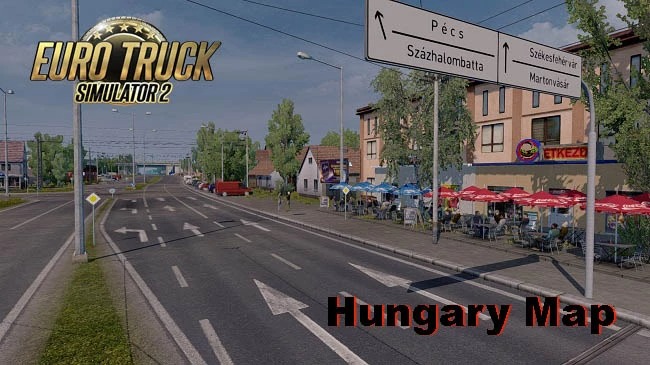 HUNGARY MAP V0 9 30 BY FRANK007 FOR 1 48 ETS 2 Mods Ets2 Map Euro   Cover Hungary Map V0930 By Frank 