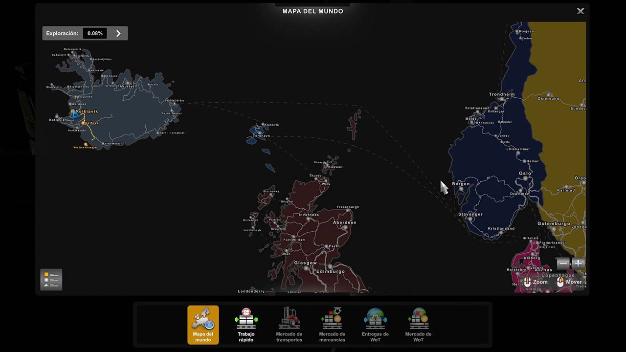 Colored Map For ProMods V ETS Mods Ets Map Euro Truck Simulator Mods Download