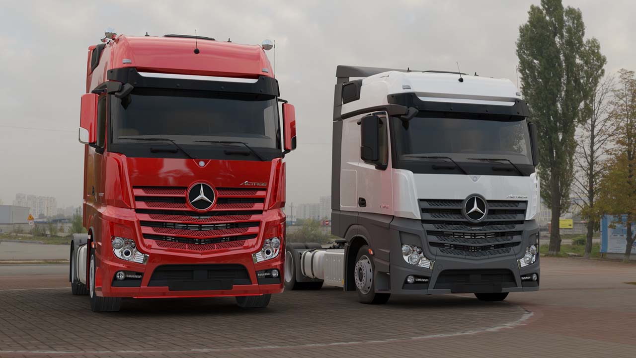 Mercedes Benz Actros mp4 6x4