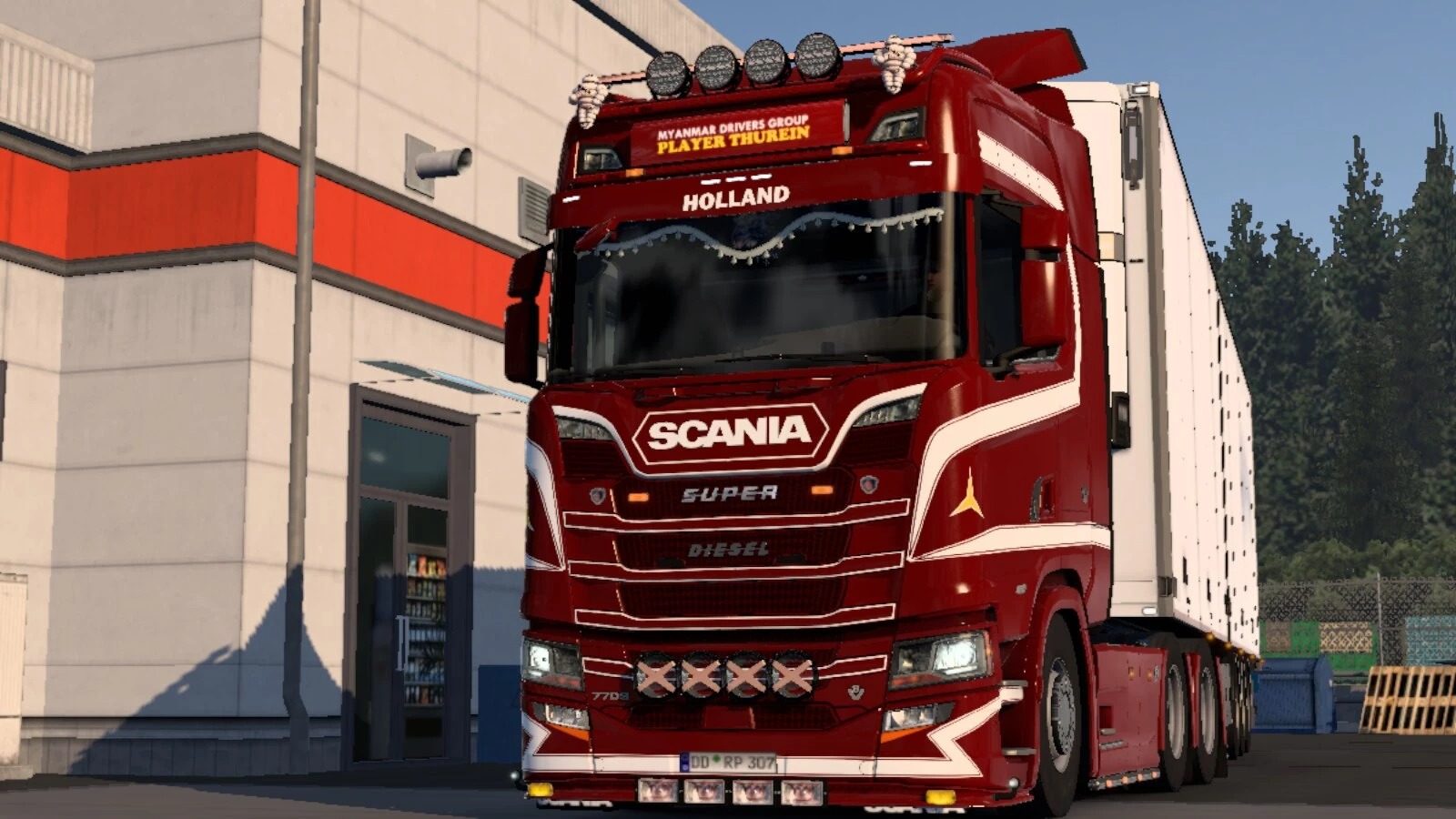 Scania мод на евро трек 2