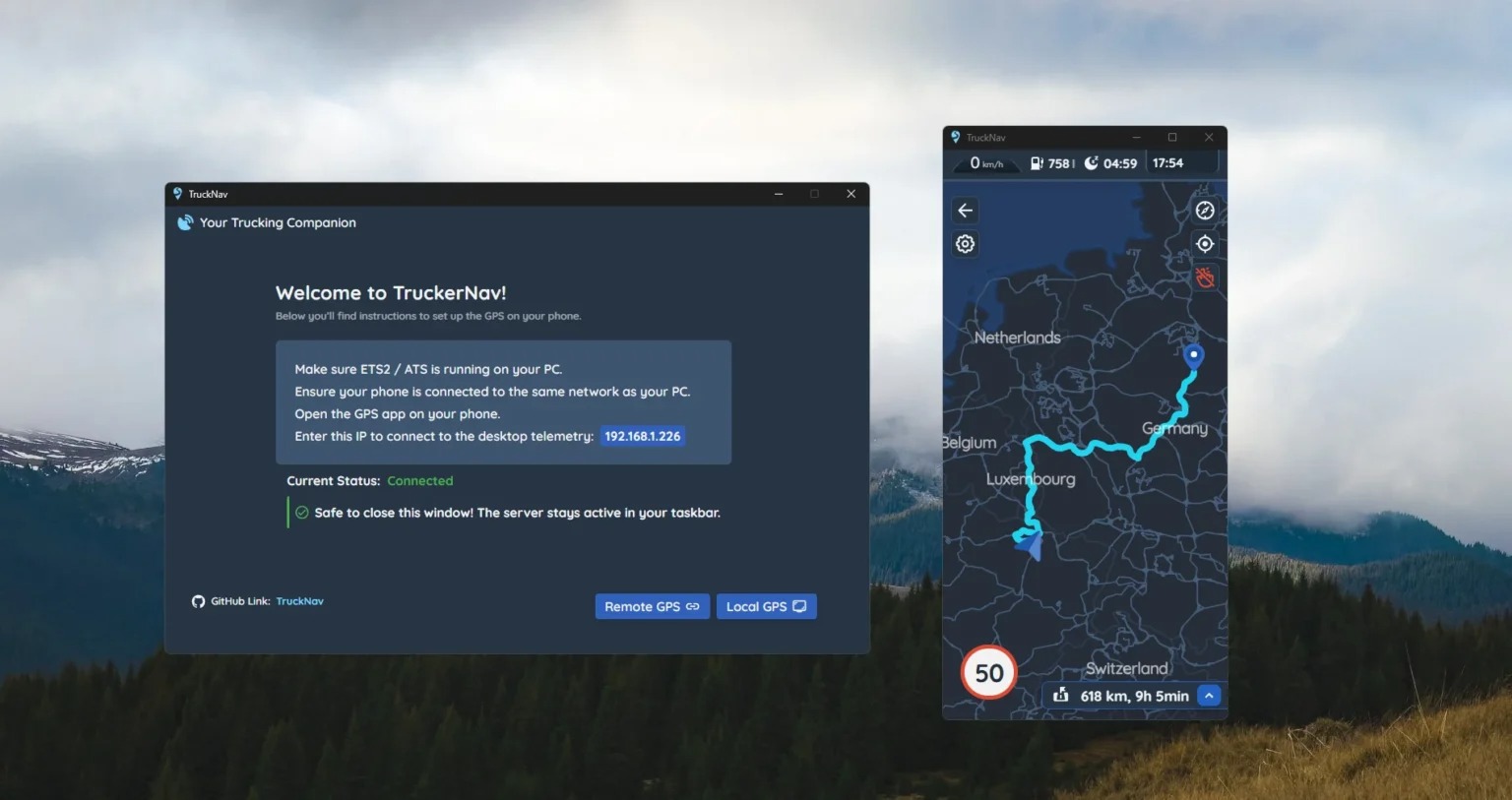 TruckNav V0 3 1 External Second Screen GPS ETS2 ATS All DLC Screenshot 2026 03 06 102552 1536x813 1 