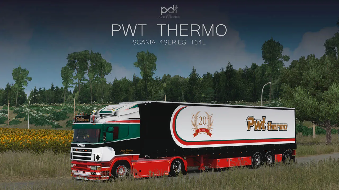Scania 164L + Trailer “Pwt Thermo” v3.0 1.60
